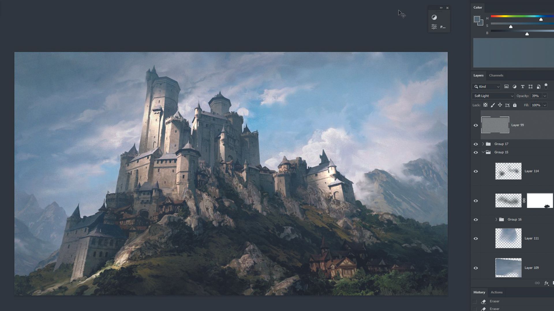 Как собрать фэнтези-арт в Blender и Photoshop без лишней сложности