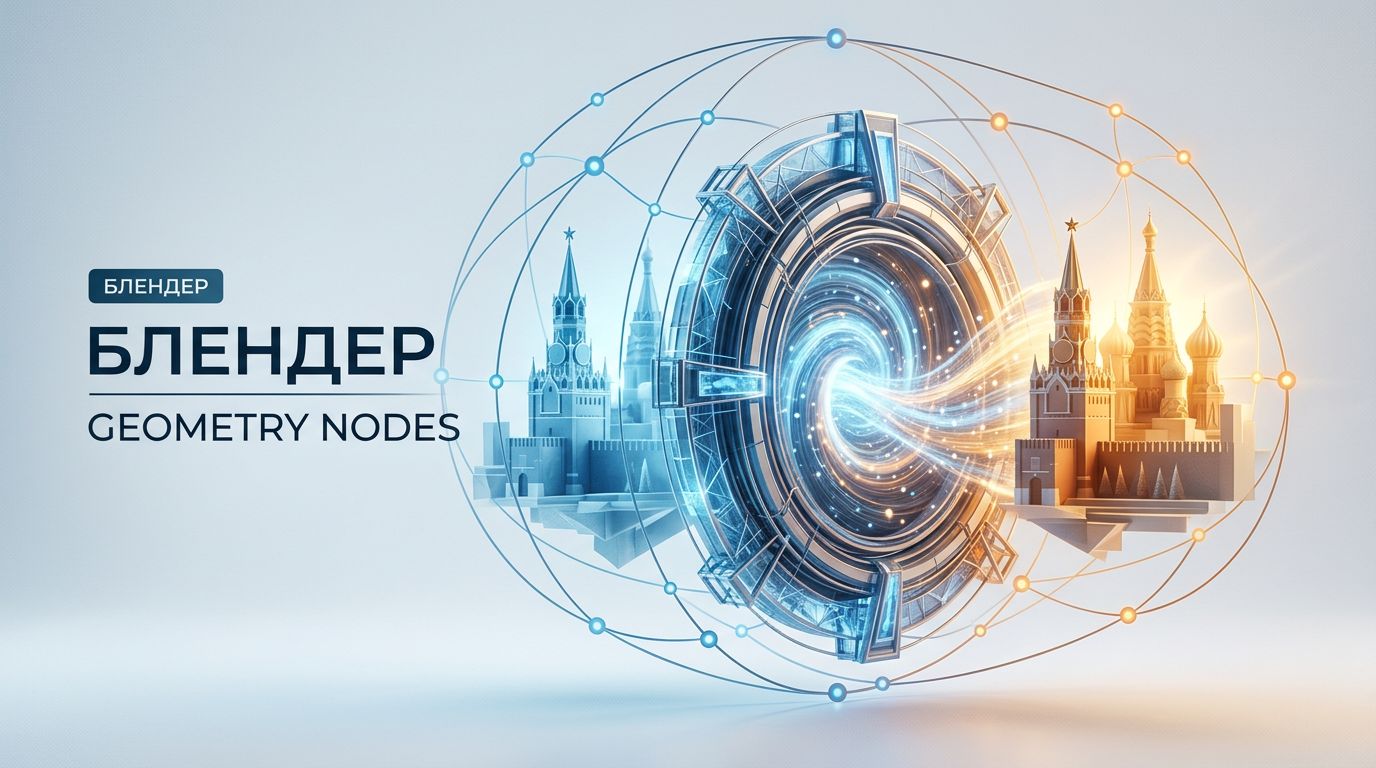 В Blender показали рабочую систему порталов на Geometry Nodes