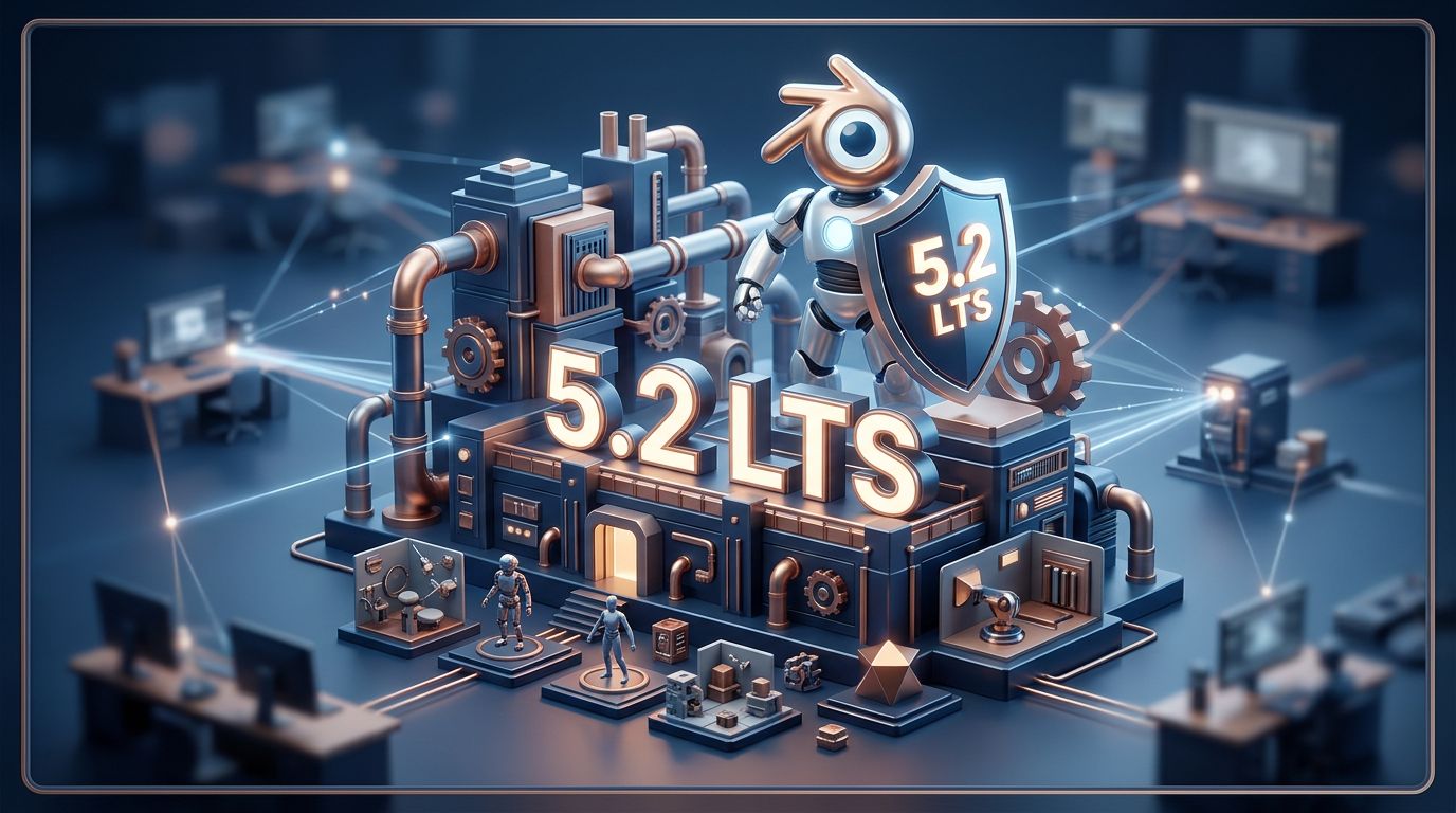 Blender 5.2 LTS вышел: стабильное обновление для 3D-производства